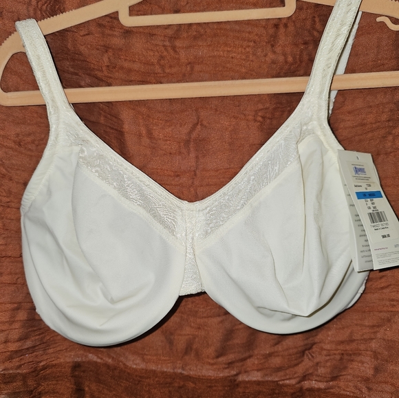 Amoena Mia Adriana Unpadded Underwire Beige Bra Lingerie Women's #7230 36DDD NWT - Picture 2 of 9